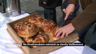 Na Hradčanském náměstí se slavily Velikonoce