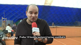 Praha 10 hostila tenisový turnaj vozíčkářů