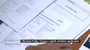 Občané Prahy 10 jsou s jejich úřadem spokojeni