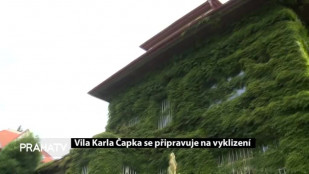 Vila Karla Čapka se připravuje na vyklizení 