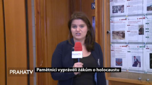 Pamětníci vyprávěli žákům o holocaustu