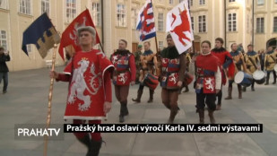 Pražský hrad oslaví výročí Karla IV. sedmi výstavami