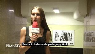 Praha 1 obdarovala pedagogy škol