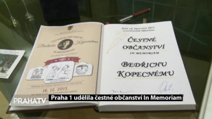 Praha 1 udělila čestné občanství In Memoriam