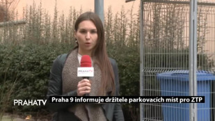 Praha 9 informuje držitele parkovacích míst pro ZTP