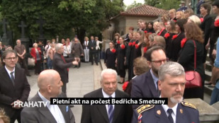 Pietní akt na počest Bedřicha Smetany