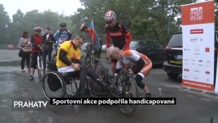 Sportovní akce podpořila handicapované