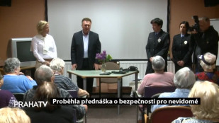 Proběhla přednáška o bezpečnosti pro nevidomé