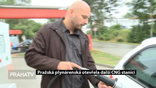 Pražská plynárenská otevřela další CNG stanici