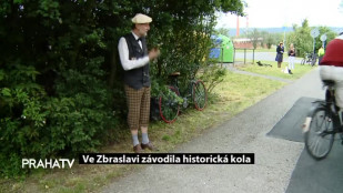 Ve Zbraslavi závodila historická kola