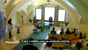 Praha 1 udělila cenu za umělecké zásluhy