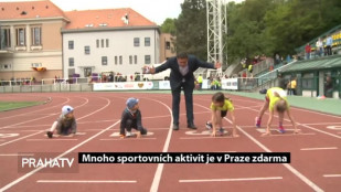 Mnoho sportovních aktivit je v Praze zdarma