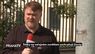 Štítky na veřejném osvětlení zachraňují životy