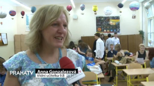 Poslední zvonění deváťáků ZŠ Vodičkova