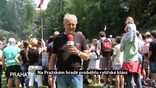 Na Pražském hradě proběhlo rytířské klání