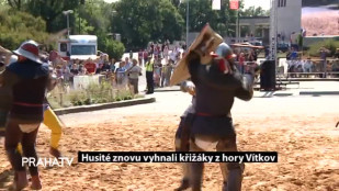 Husité znovu vyhnali křižáky z hory Vítkov