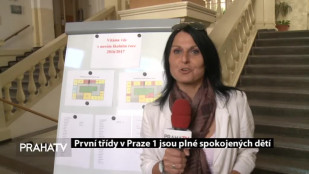 První třídy v Praze 1 jsou plné spokojených dětí