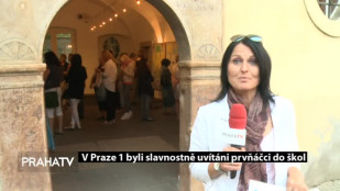 V Praze 1 byli slavnostně uvítáni prvňáčci do škol