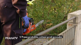 V Praze proběhlo cvičení proti povodni