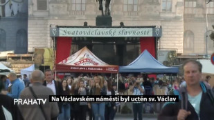 Na Václavském náměstí byl uctěn sv. Václav