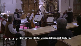 Břevnovský klášter uspořádal koncert Karlu IV.