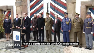 Praha 6 si připomněla vznik Československa