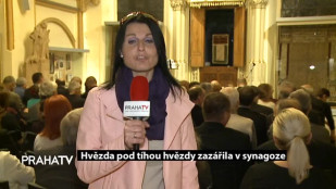 Hvězda pod tíhou hvězdy zazářila v synagoze