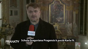 Schola Gregoriana Pragensis k poctě Karla IV.