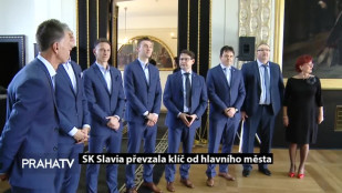 SK Slavia převzala klíč od hlavního města