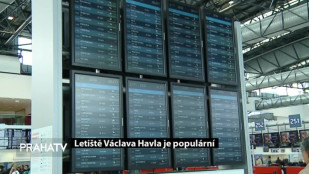 Letiště Václava Havla je populární 