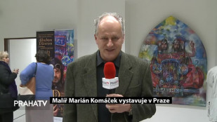 Malíř Marián Komáček vystavuje v Praze 