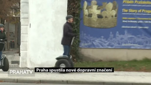 Praha spustila nové dopravní značení