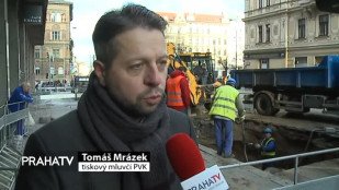 Praha kolabovala kvůli prasklému potrubí