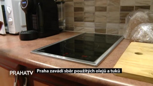 Praha zavádí sběr použitých olejů a tuků