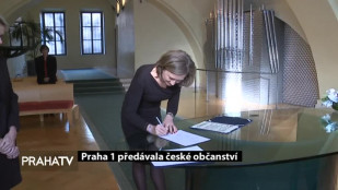 MČ Praha 1 přivítala Ukrajinku Snižanu