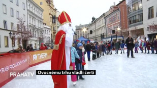 Ovocnému trhu vládli čerti
