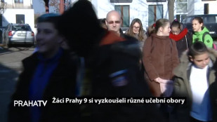 Žáci Prahy 9 si vyzkoušeli různé učební obory