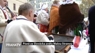 Písně ze Slovácka zněly Malou Stranou