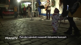 Petrské náměstí rozezněl Adventní koncert
