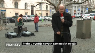 Praha 7 využije nových zametacích strojů