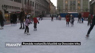 Pomáda roztančila kluziště na Ovocném trhu