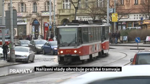 Nařízení vlády ohrožuje pražské tramvaje