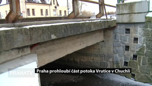 Praha prohloubí část potoka Vrutice v Chuchli