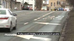 Praha zostří hlídky u preferenčních pruhů