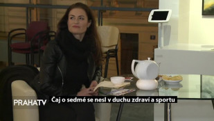 Čaj o sedmé se nesl v duchu zdraví a sportu