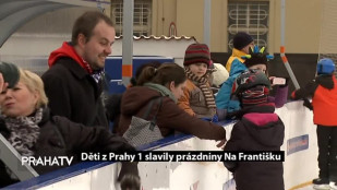 Děti z Prahy 1 slavily prázdniny Na Františku