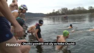 Otužilci poměřili své síly ve Velké Chuchli