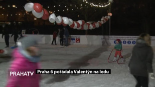 Praha 6 pořádala Valentýn na ledu