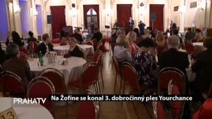 Na Žofíně se konal 3. dobročinný ples Yourchance