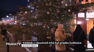 Výtěžek z vánočních trhů byl předán Světlušce